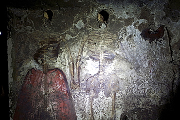 The newlyweds in the underground catacombs of San Gaudioso (St. Gaudiosus), Naples, Campania, Italy, Europe