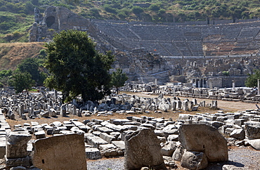 The largest theatre of the ancient world Ephesus, Anatolia, Turkey, Asia Minor, Eurasia