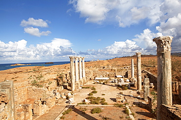 Apollonia Cyrenaica, one of the five towns of the Libyan Pentapolis, the port town of Cyrene, Libya, North Africa, Africa 