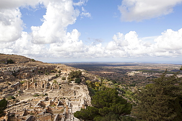 Cyrene, UNESCO World Heritage Site, founded in 630 BC on the top of the valley of the Jebel Akhdar, now Cyrenaica region, Libya, North Africa, Africa 