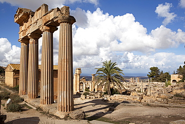 The Temple of Demeter, Cyrene, UNESCO World Heritage Site, Libya, North Africa, Africa 