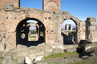 The Quintili brothers, Roman Consuls, built this magnificent villa in the year 151 BC on the Appian Way, Rome, Lazio, Italy, Europe