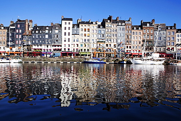 The port of Honfleur, Normandy, France, Europe