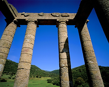 Ruins of Antas temple, island of Sardinia, Italy, Europe