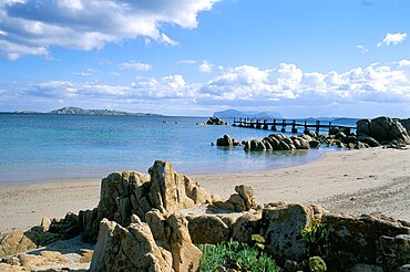 Romazzino beach, island of Sardinia, Italy, Mediterranean, Europe