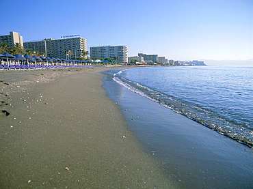 Beach, Torremolinos, Costa del Sol, Andalucia (Andalusia), Spain, Europe