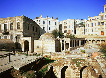 Market Square, Baku, Azerbaijan, Central Asia, Asia