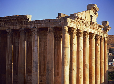 Temple of Bacchus, Baalbek, UNESCO World Heritage Site, Lebanon, Middle East