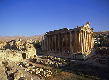 Temple of Bacchus, Baalbek, UNESCO World Heritage Site, Lebanon, Middle East