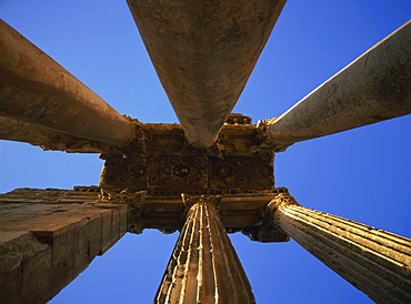 Temple of Bacchus, Baalbek, UNESCO World Heritage Site, Lebanon, Middle East