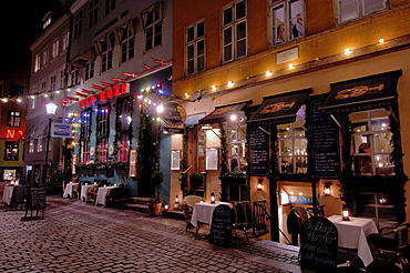 Nyhavn at Christmas, Copenhagen, Denmark, Scandinavia, Europe