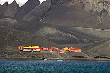 Spanish base, Deception Island, South Shetland Islands, Antarctica, Polar Regions