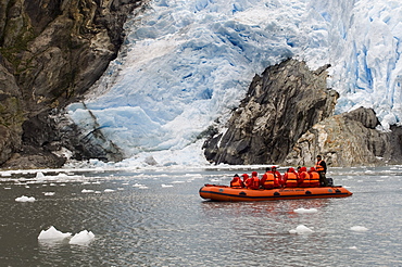 Garibaldi Glacier, Darwin National Park, Tierra del Fuego, Patagonia, Chile, South America