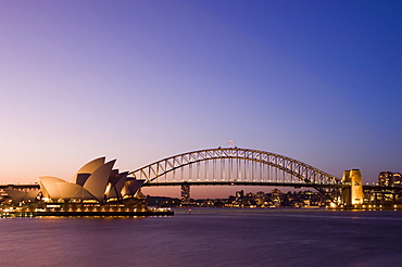 Opera House and Harbour Bridge, Sydney, New South Wales, Australia, Pacific