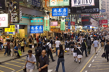 Sai Yeung Choi street, Mong Kok district, Kowloon, Hong Kong, China, Asia