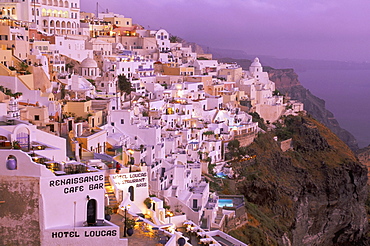 Fira, island of Santorini (Thira), Cyclades Islands, Aegean, Greek Islands, Greece, Europe