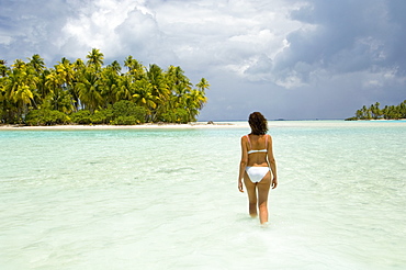 Blue Lagoon, Rangiroa, Tuamotu Archipelago, French Polynesia, Pacific Islands, Pacific