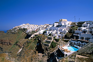 Imerovigli, island of Santorini (Thira), Cyclades Islands, Aegean, Greek Islands, Greece, Europe