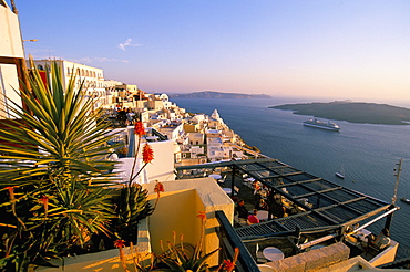 Fira, island of Santorini (Thira), Cyclades Islands, Aegean, Greek Islands, Greece, Europe