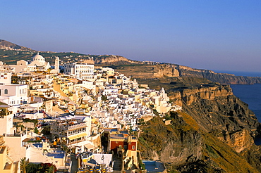 Fira, island of Santorini (Thira), Cyclades Islands, Aegean, Greek Islands, Greece, Europe