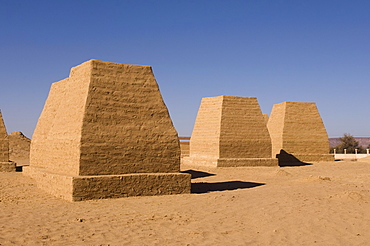 The Tombs of Garamantes, Jarma (Germa), Fezzan, Libya, North Africa, Africa