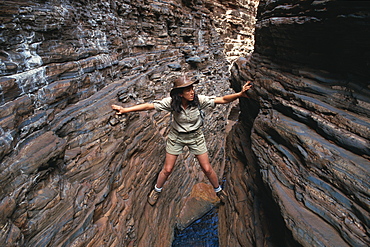 Hancock Gorge, Karijini National Park, Pilbara, Western Australia, Australia, Pacific