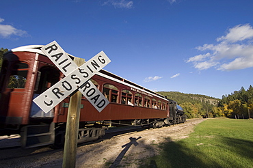 1880 Train, Hill City, Black Hills, South Dakota, United States of America, North America