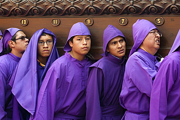 Holy Week Procession, Antigua, Guatemala, Central America