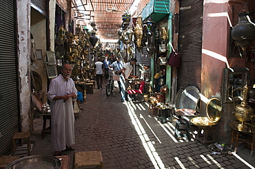 Medina, Metal Souk, Marrakech, Morocco, North Africa, Africa