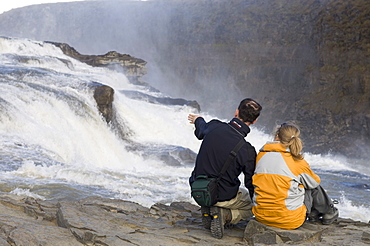 Gullfoss waterfalls, Iceland, Polar Regions