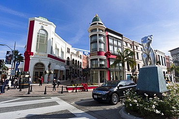 Rodeo Drive at Christmas, Beverly Hills, Los Angeles, California, United States of America, North America