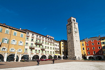 Apponale Tower, Piazza 3 Novembre, Riva del Garda, Lago di Garda, Trentino-Alto Adige, Italy, Europe