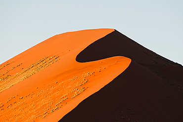 Sand dune, Sossusvlei, Namib Naukluft Park, Namib Desert, Namibia, Africa