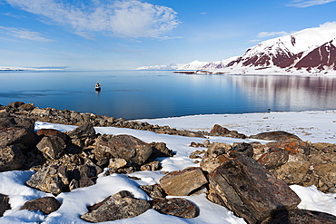 Bockfjord, Spitzbergen, Svalbard Islands, Norway, Scandinavia, Europe 