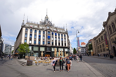 Karl Johans Gate, Oslo, Norway, Scandinavia, Europe