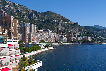 Larvotto Bay, Monte Carlo, Principality of Monaco, Cote d'Azur, Mediterranean, Europe