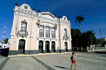 Alberto Maranhao theatre, Old City, Natal, Rio Grande do Norte state, Brazil, South America