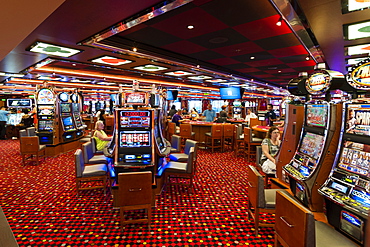 Casino, Carnival Breeze cruise, Caribbean Sea, United States of America, North America