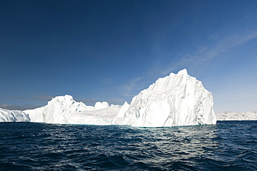 Icebergs in Ilulissat icefjord, UNESCO World Heritage Site, Greenland, Denmark, Polar Regions