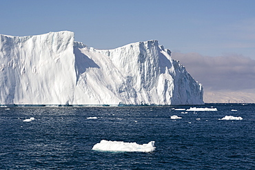 Icebergs in Ilulissat icefjord, UNESCO World Heritage Site, Greenland, Denmark, Polar Regions