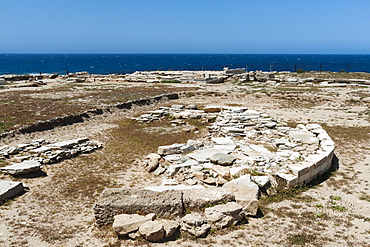 Despotiko, an uninhabited island in the southwest of Antiparos, a place of great archaeological importance, Southern Aegean sea, Cyclades, Greek Islands, Greece, Europe