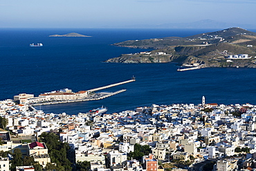 Ermoupoli, Syros island, Southern Aegean sea, Cyclades, Greek Islands, Greece, Europe