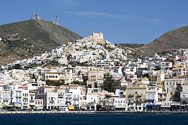 Ermoupoli, Syros island, Southern Aegean sea, Cyclades, Greek Islands, Greece, Europe