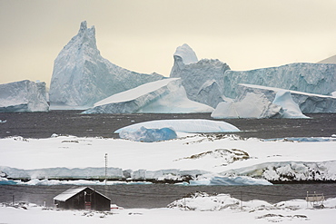 Vernadsky Research Base, the Ukrainian Antarctic station at Marina Point on Galindez Island in the Argentine Islands, Antarctica, Polar Regions