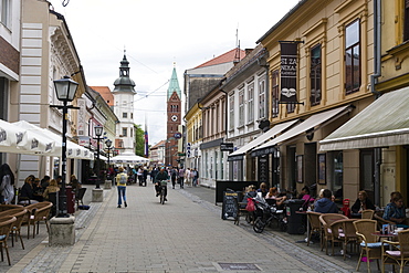 Slovenska street in the old town, Maribor, Slovenia, Europe