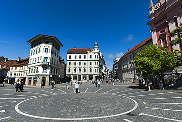 Preseren Square, Ljubljana, Slovenia, Europe