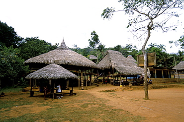 Embera village, Soberania Forest National Park, Panama, Central America