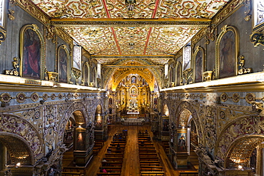 The Monastery of San Francisco, Ecuador's oldest church, founded in 1534, the church, UNESCO World Heritage Site, Quito, Ecuador, South America