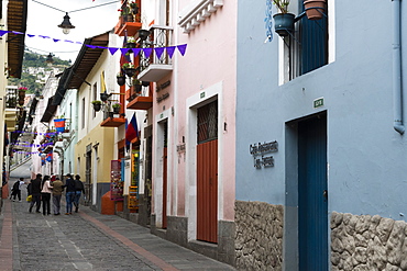 La Ronda street, Quito, Ecuador, South America