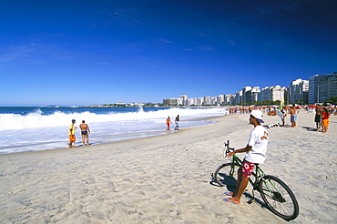 Copacabana beach, Rio de Janeiro, Brazil, South America